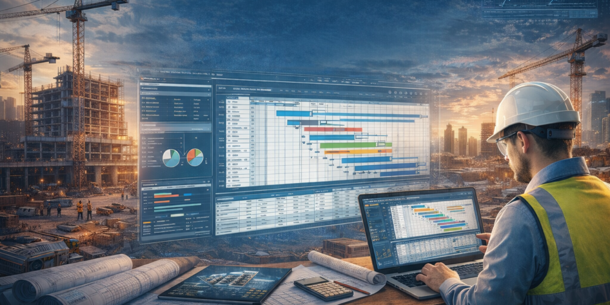 Building Information Modeling (BIM) 3D construction model showing structural coordination and clash detection for civil engineering projects