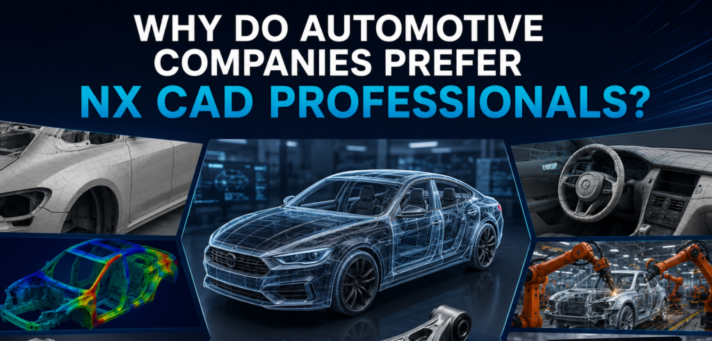 Why Do Automotive Companies Prefer NX CAD Professionals?